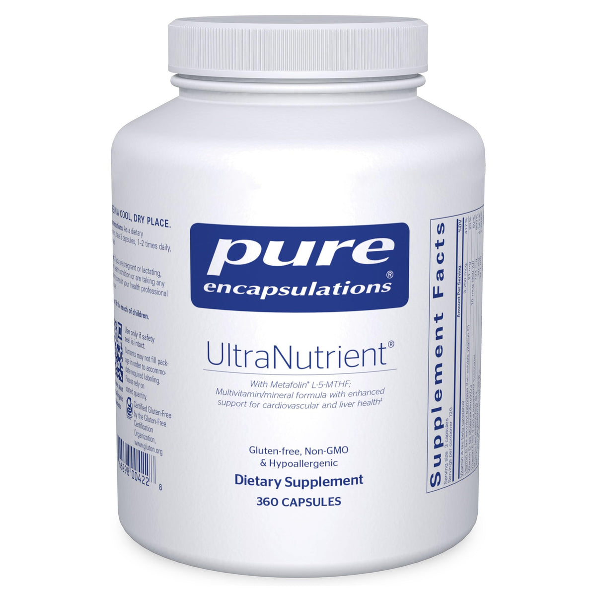 UltraNutrient bottle label