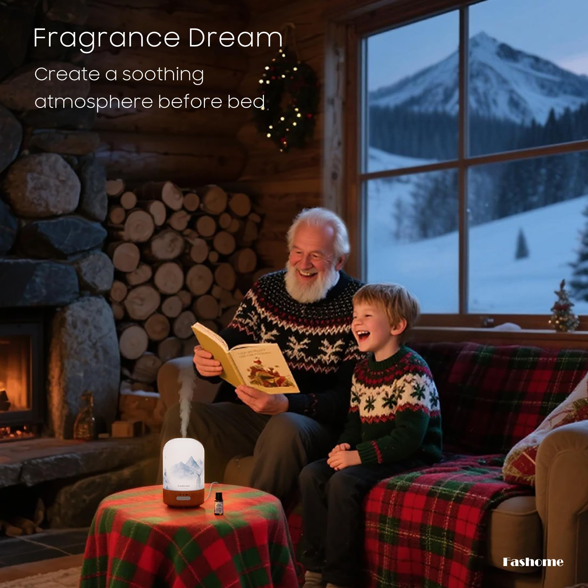 Aromatherapy diffuser ultrasonics with cool mist