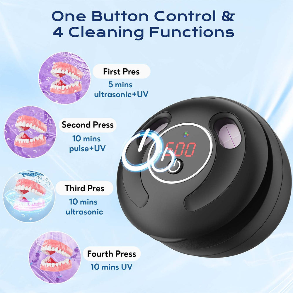 45kHz ultrasonic cleaner for dentures and dental devices