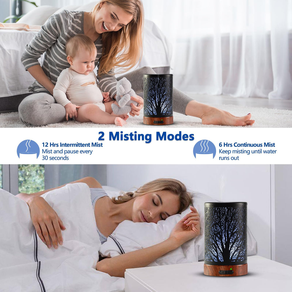 Whisper-quiet ultrasonic aroma diffuser