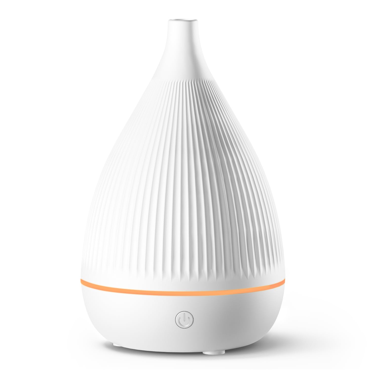 White ultrasonic essential oil diffuser with auto shut-off