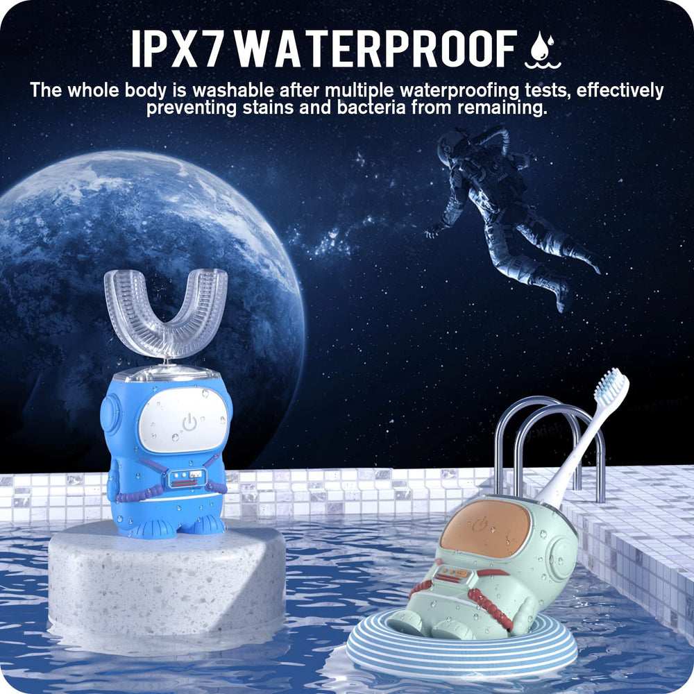 IPX7 waterproof rating on kids toothbrush