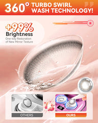 Built-in mirror with makeup lamp for eye care
