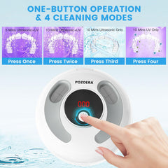 Product in use cleaning retainers and aligners