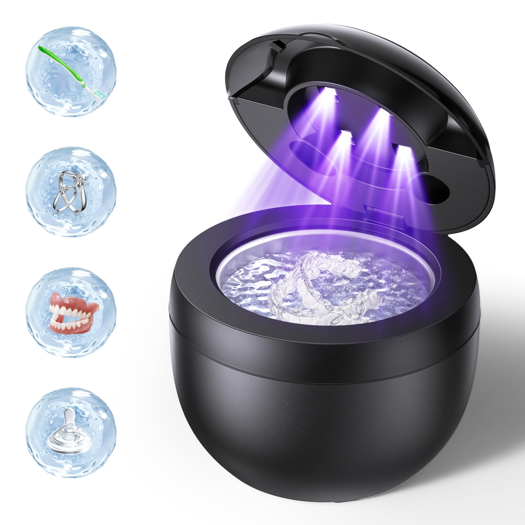 Ultrasonic Retainer Cleaner with 200ml capacity – front view