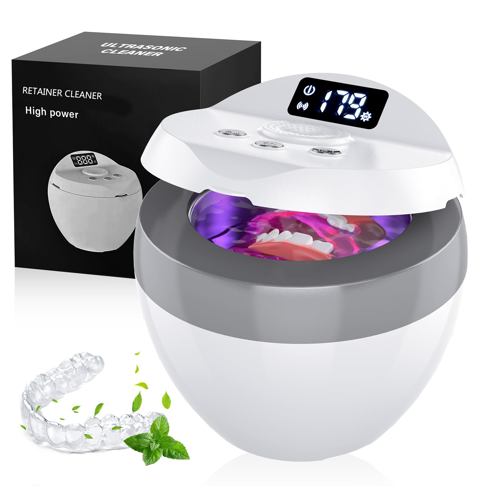 Front view of Ultrasonic Retainer Cleaner 200ML