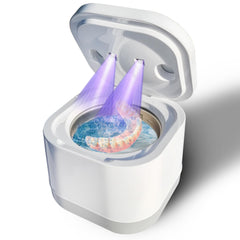 Top view of the compact 200 ml ultrasonic cleaner