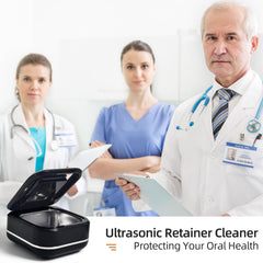 3-minute fast ultrasonic cleaning cycle with UV light