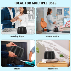 Cleaner in use for travel or on-the-go cleaning