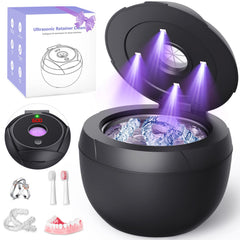 Ultrasonic retainer cleaner 45kHz 4 modes 200ml container