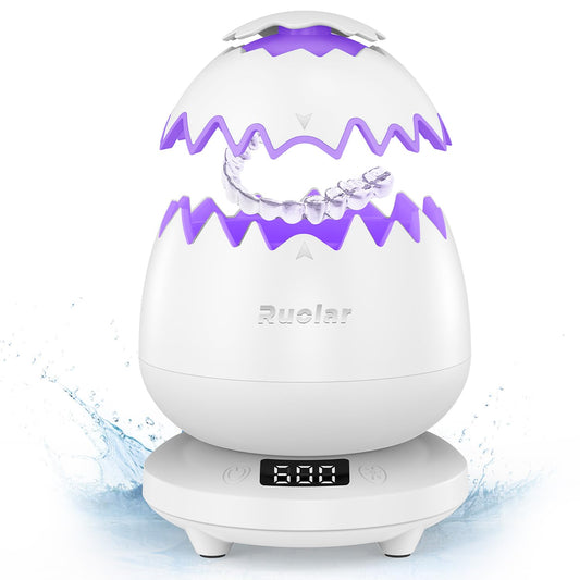 Ultrasonic retainer cleaner 45kHz denture pod