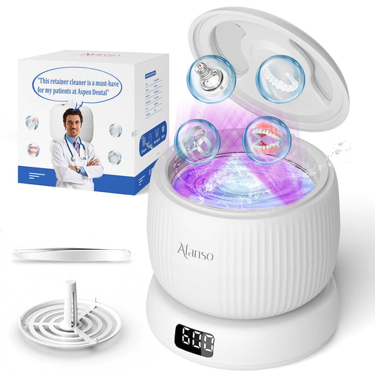 Front view of Ultrasonic Retainer Cleaner with 50kHz technology