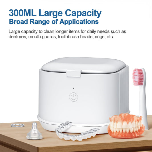 Side profile of compact 50kHz cleaner