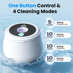 UV lights and lid for deep cleaning and deodorization