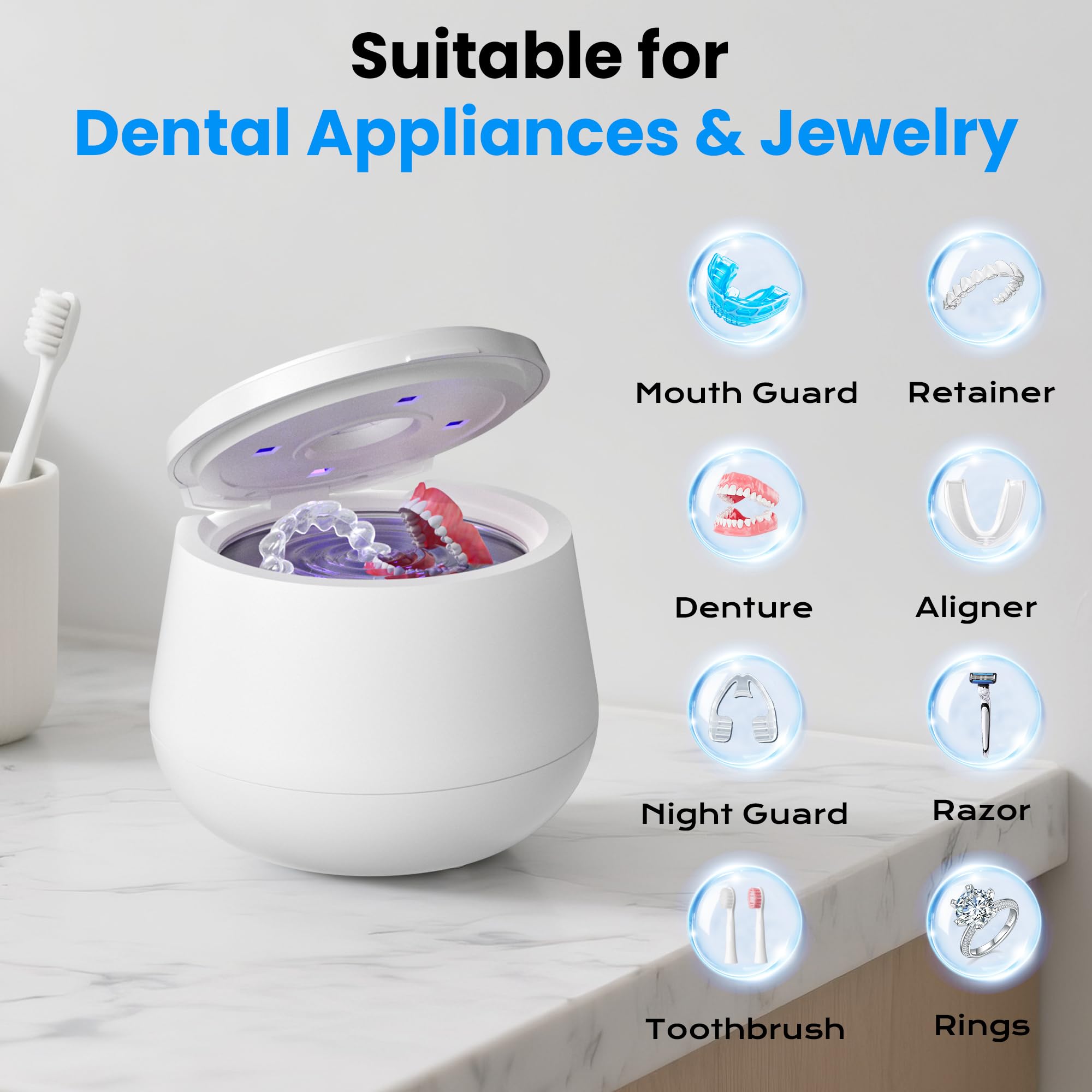 Compact portable design with 200ml capacity