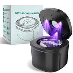 Ultrasonic Retainer Cleaner in black - front view