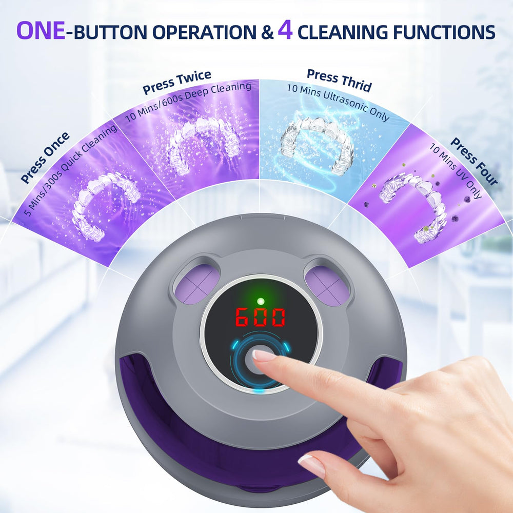 4 cleaning modes and user-friendly interface
