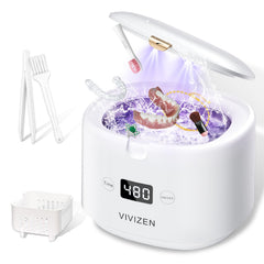 Ultrasonic Retainer Cleaner white – front view