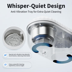 Illustration of 45 kHz ultrasonic cleaning waves