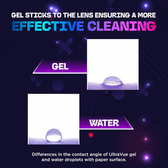 AR-coated lens demo using ULTRAVUE cleaner
