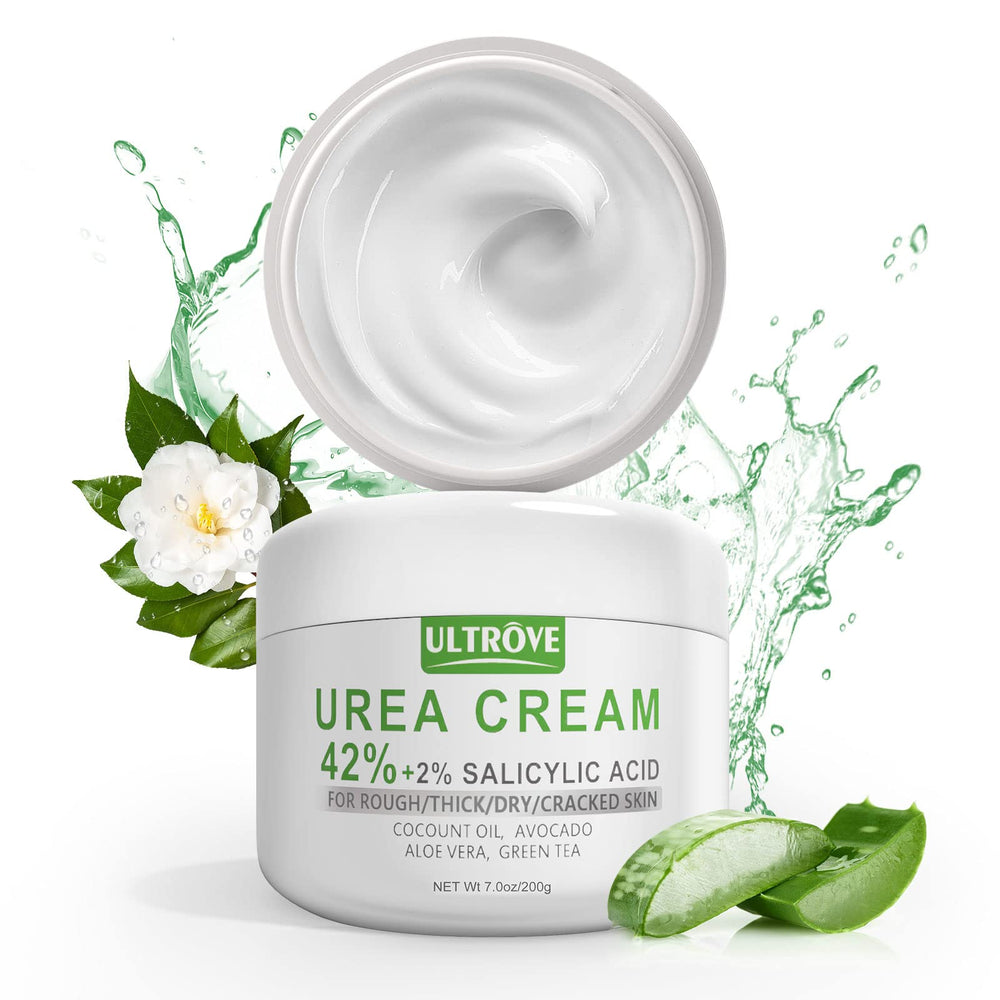Ultrove Urea Cream for callus removal on feet and heels.