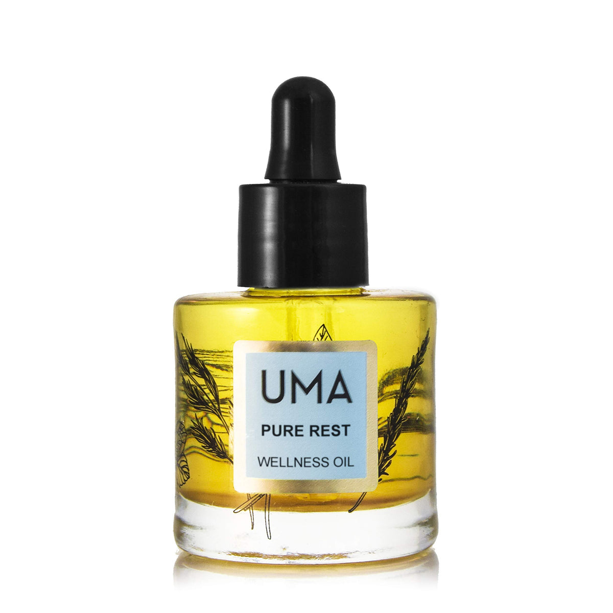 UMA Pure Rest Wellness Oil bottle for calming scent and deep rest
