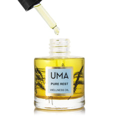 UMA Pure Rest Wellness Oil pour reveals aroma to support evening unwind