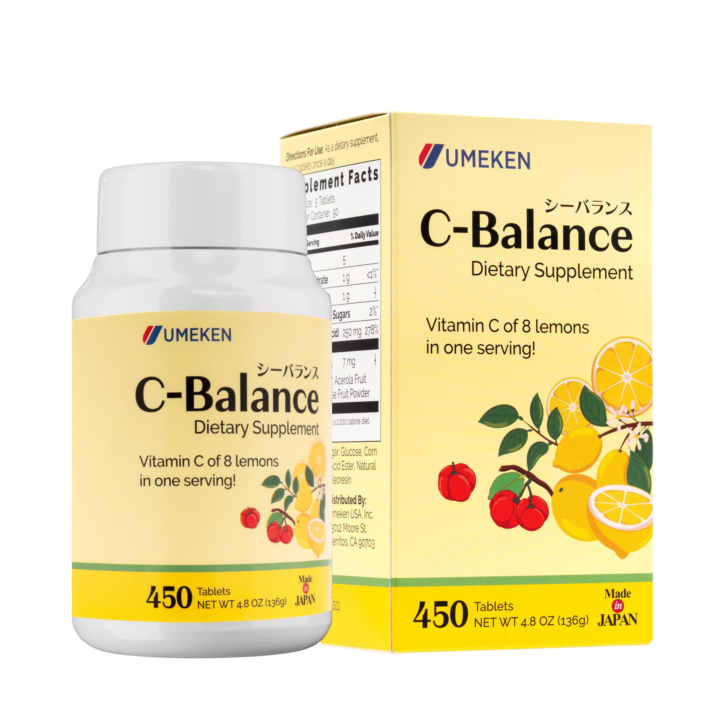 Umeken C-Balance Chewable Vitamin C bottle