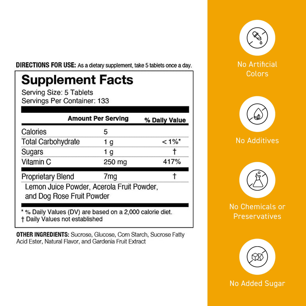 Back of packaging highlighting 200 g and 4.5 months supply