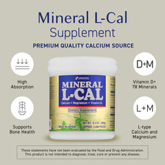 Nutrition label showing Vitamin D3 and minerals