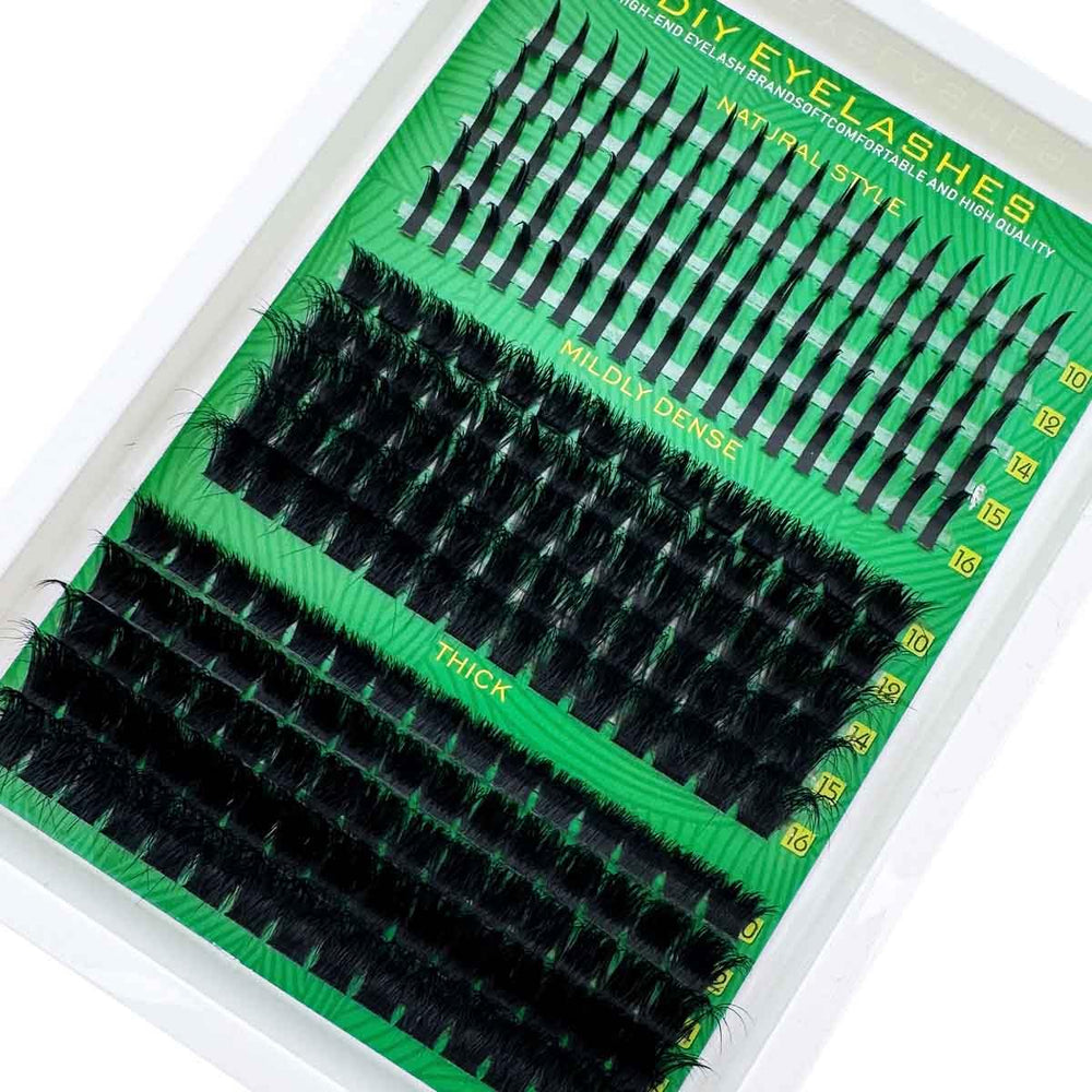 UMIRYAO DIY cluster lashes 100d density for fuller eye definition