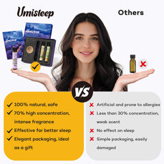 Umisleep sweet orange oil bottle for uplifting mood and relaxation.