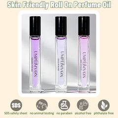 Umpeimvon Marshmallow Blush gift set image with three scents ready to gift.