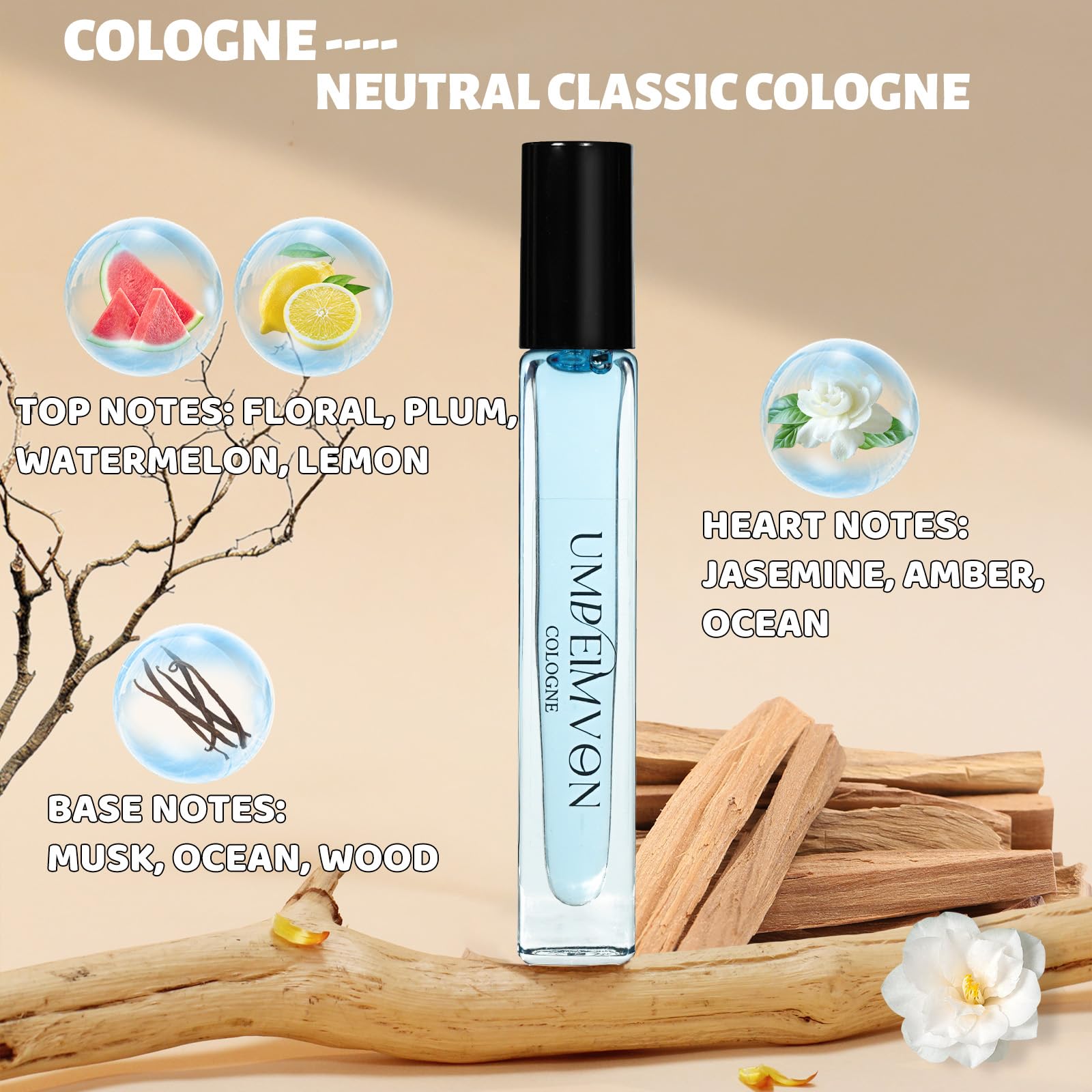 Umpeimvon 3-pack travel-size set perfect for on-the-go scent.