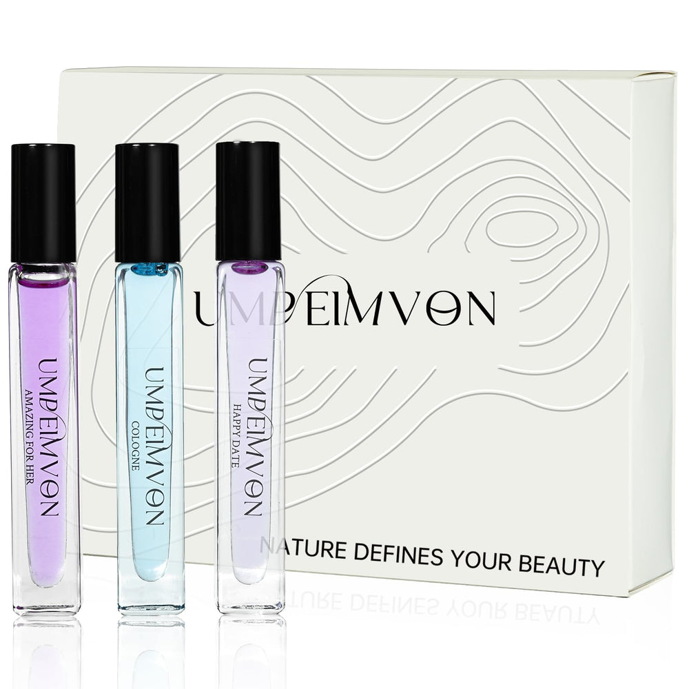 Umpeimvon roll-on bottle with lemon and rose notes for a refreshing daytime fragrance.