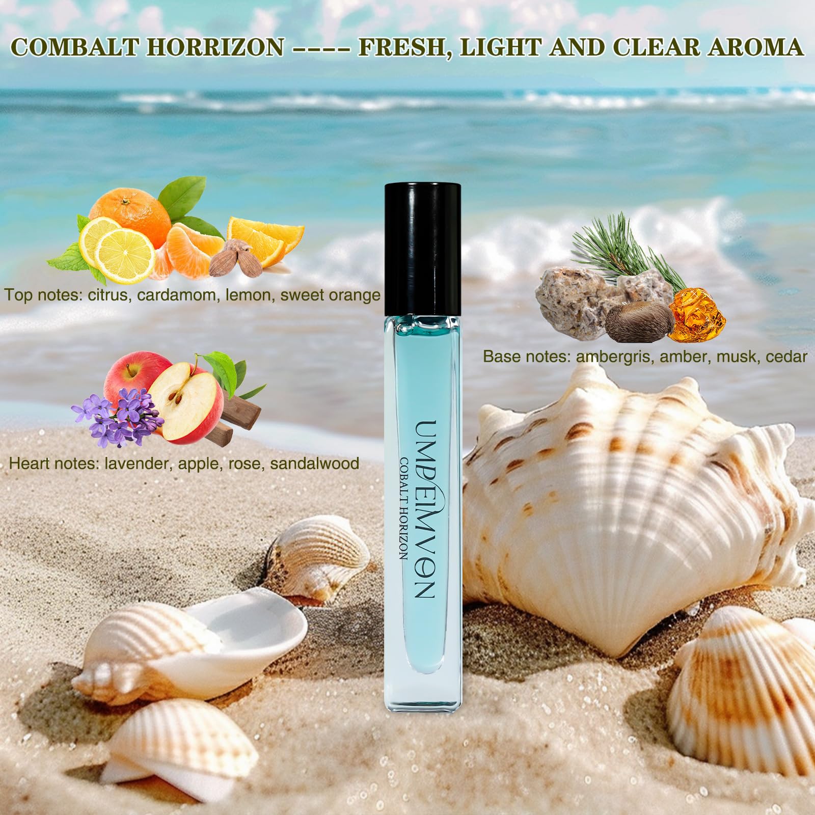 Umpeimvon Sylvan Serendipity perfume oil roll-on with lavender and ocean notes