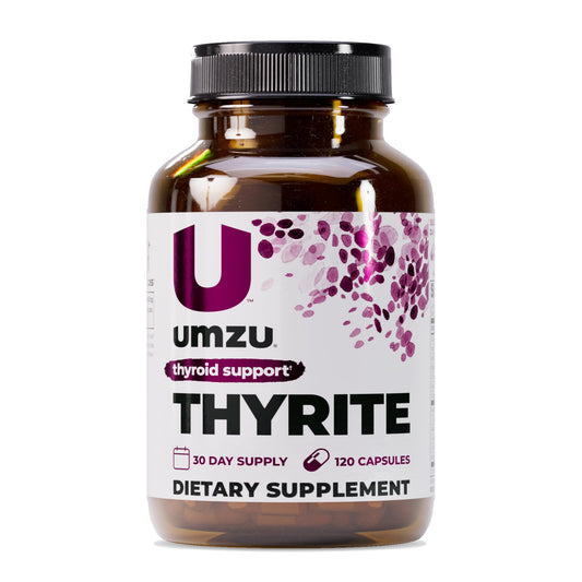 UMZU Thyrite thyroid support bottle label