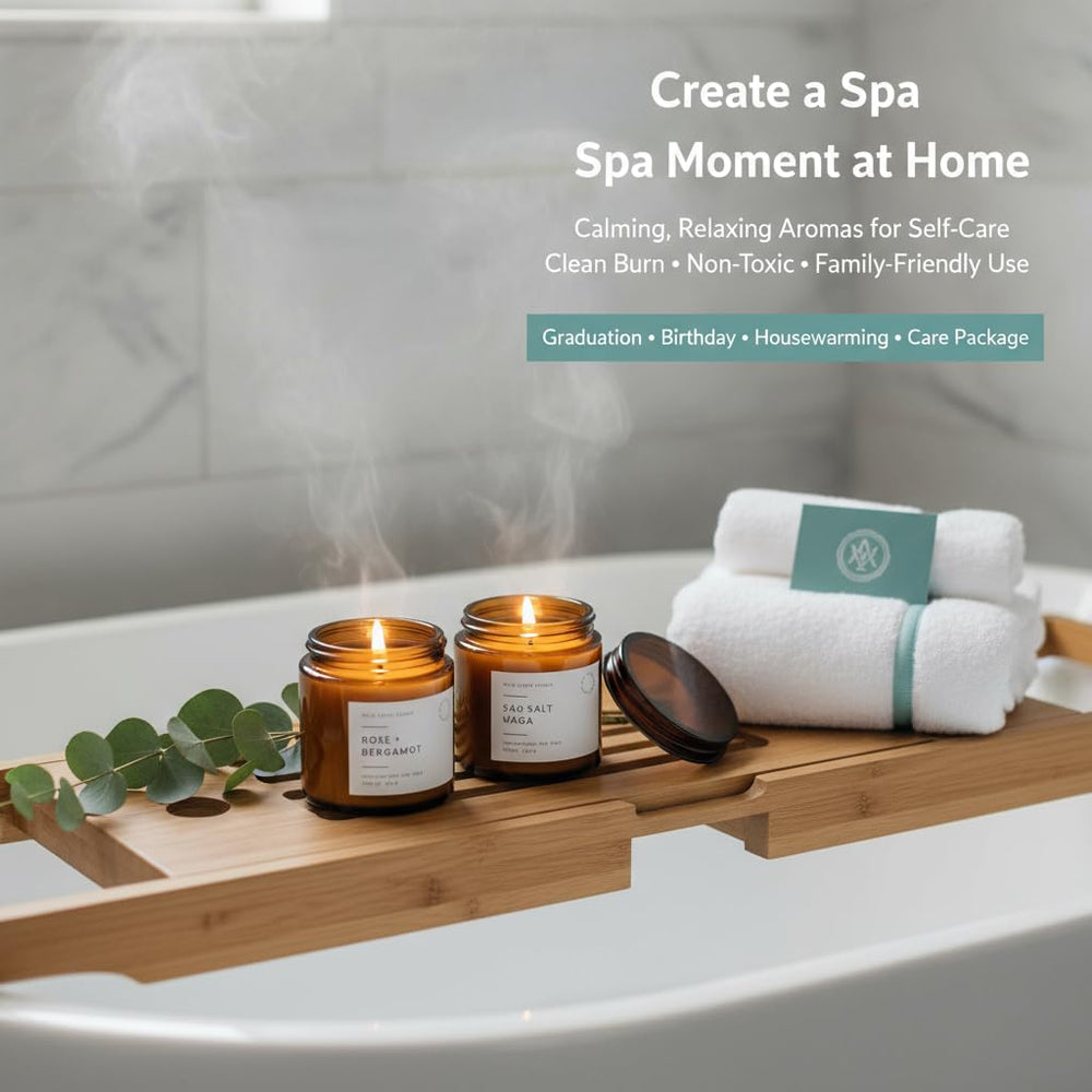 Unboxme Gifts non-toxic vegan candle set for safe home fragrance.