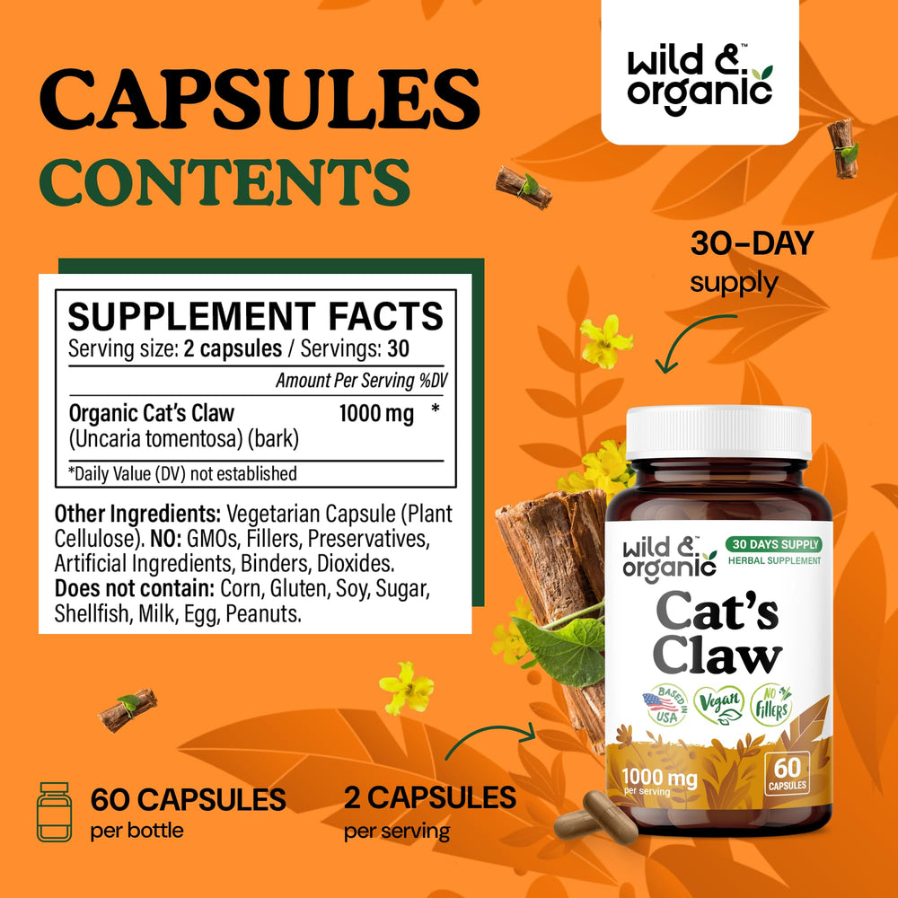 Uncaria tomentosa bark powder for Cat's Claw supplement