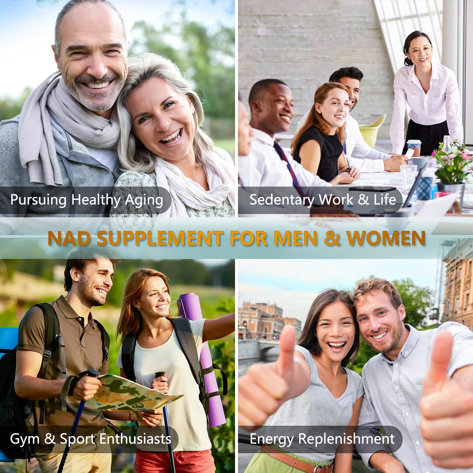 UNcena NAD supplement packaging opened reveals bottle and full-spectrum appeal