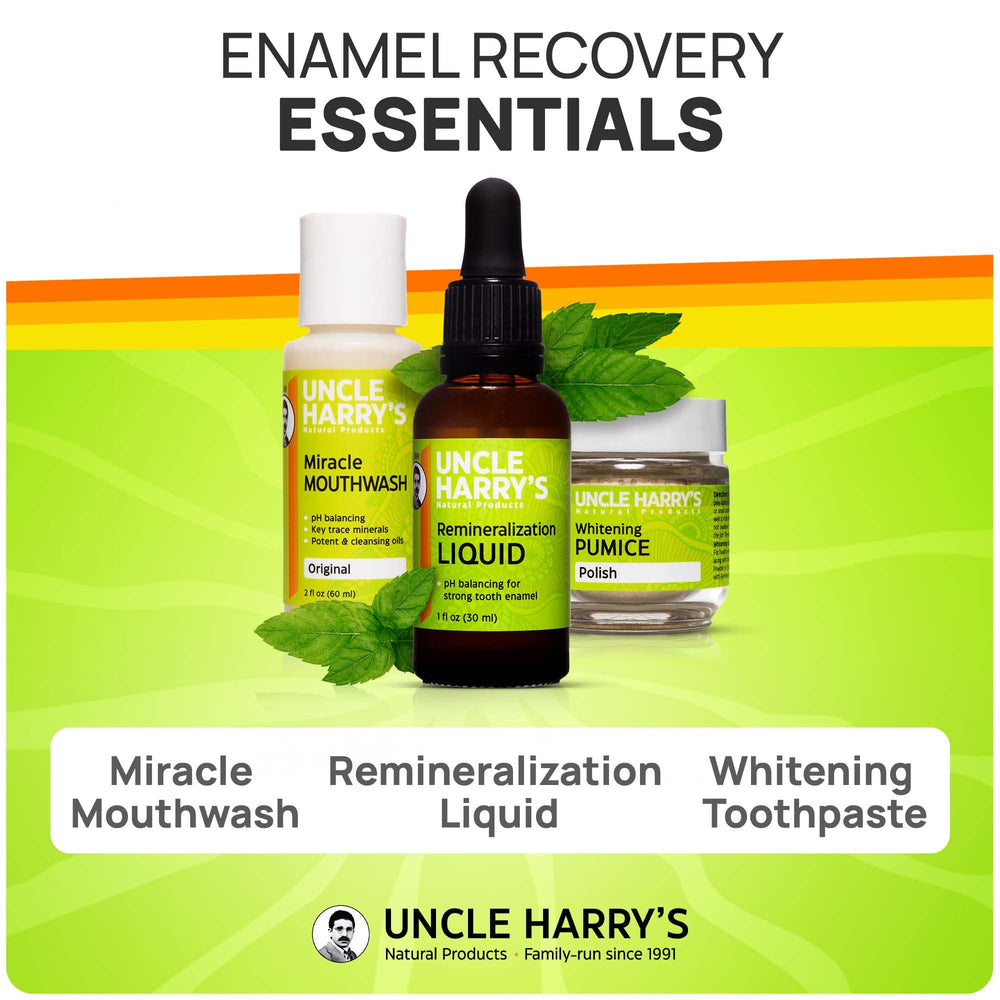 Uncle Harry's Miracle Mouthwash bottle