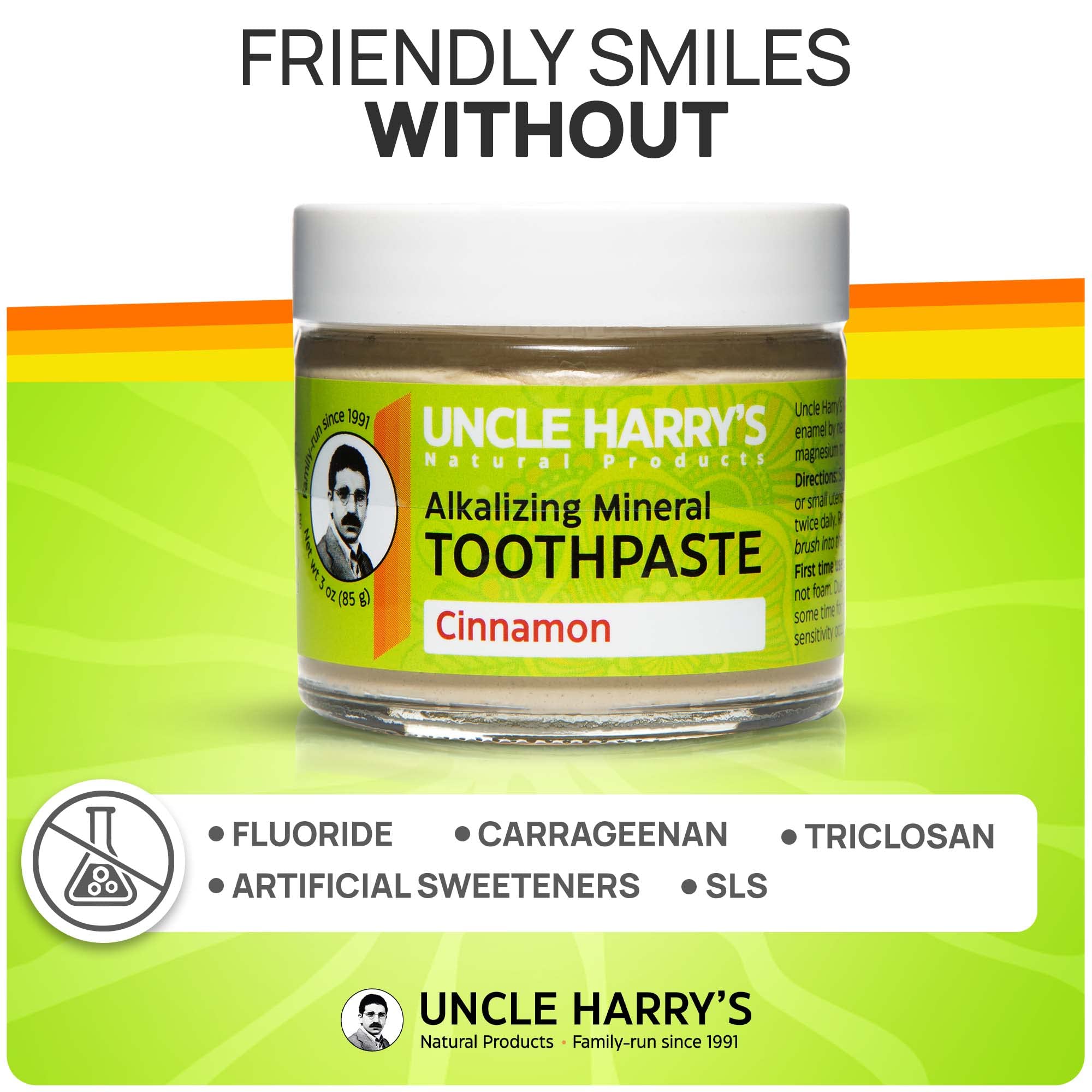 Natural ingredients and essential oils used in toothpaste
