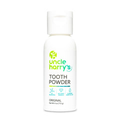 Uncle Harry's Remineralizing Tooth Powder 4oz jar front view