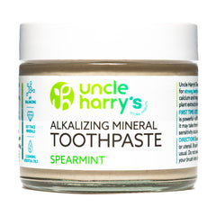 Label highlights fluoride-free, vegan, SLS-free toothpaste