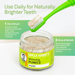 Label highlighting fluoride-free and vegan claims