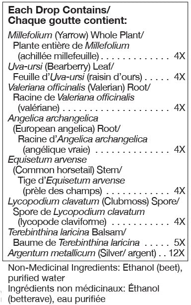 UNDA 1 Numbered Compounds packaging and bottle