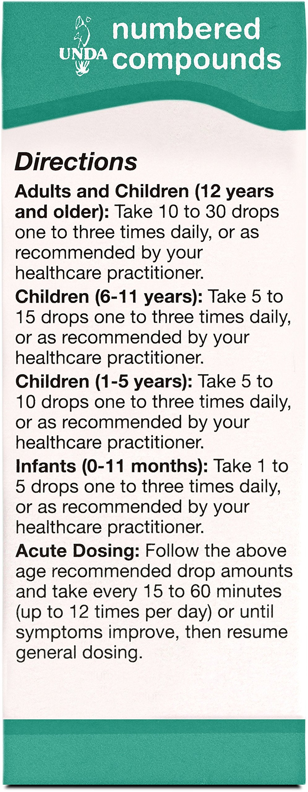 UNDA 1000 Numbered Compounds bottle image 3