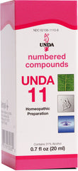 UNDA 11 Numbered Compounds hero image featuring bottle and label