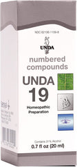 UNDA 19 Numbered Compounds bottle and box - 0.7 fl oz