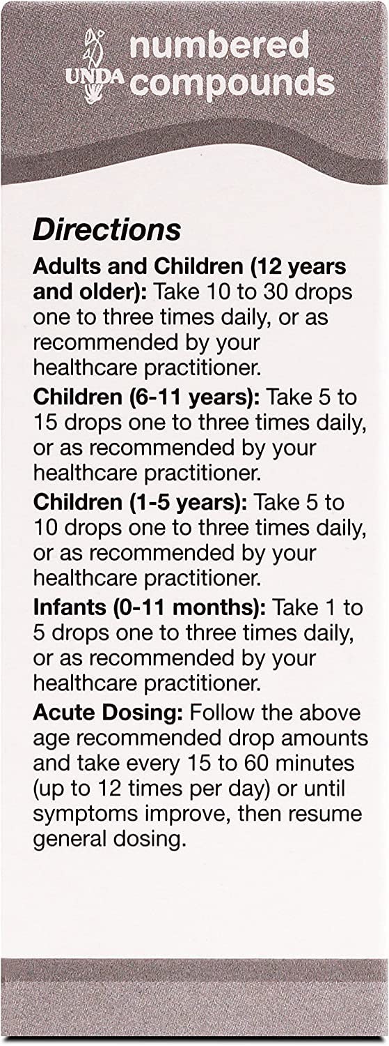 Usage and components of UNDA 19 Numbered Compounds in traditional preparation